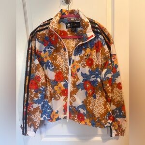 Adidas Originals HER Studio London floral print track jacket and mini backpack